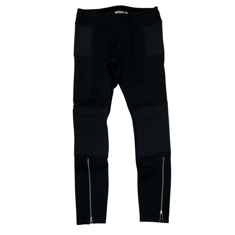 Athleta Pants Women’s Size 6 Black Legging Ankle Zip Tapered Leg Nylon